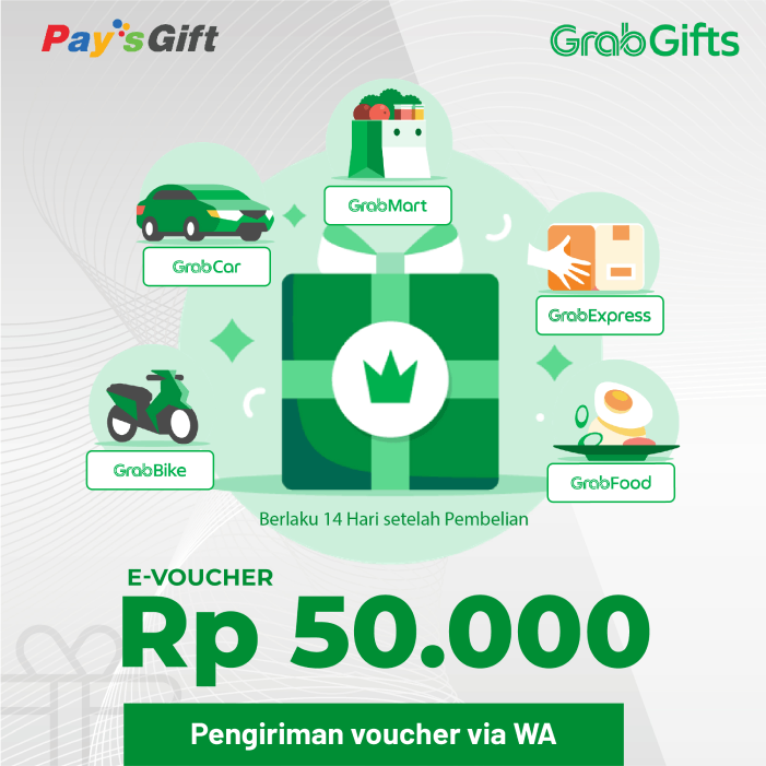 Paysgift - E-Voucher GrabGifts Value 50.000